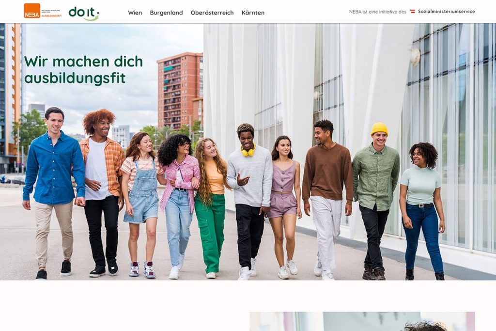 Multi-Website-Projekt für ÖSB Gruppe 2 doit website case study